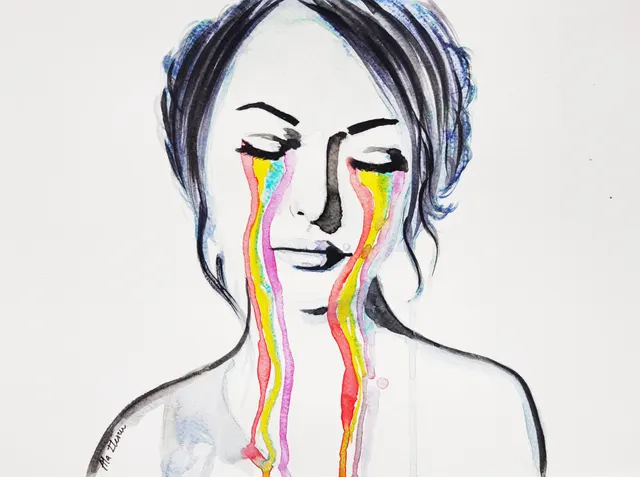 Colorful tears