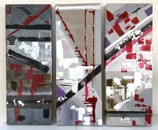 Zilverlijn Drieluik — 2