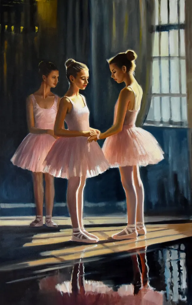At the ballet studio