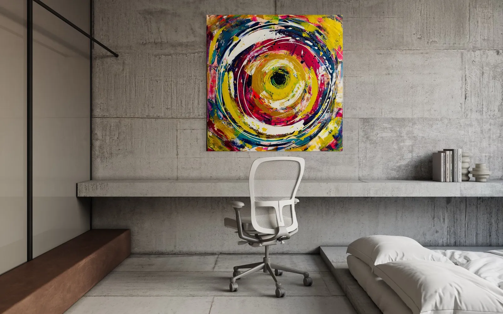 Lost in Space · 2023 · 80×80 cm