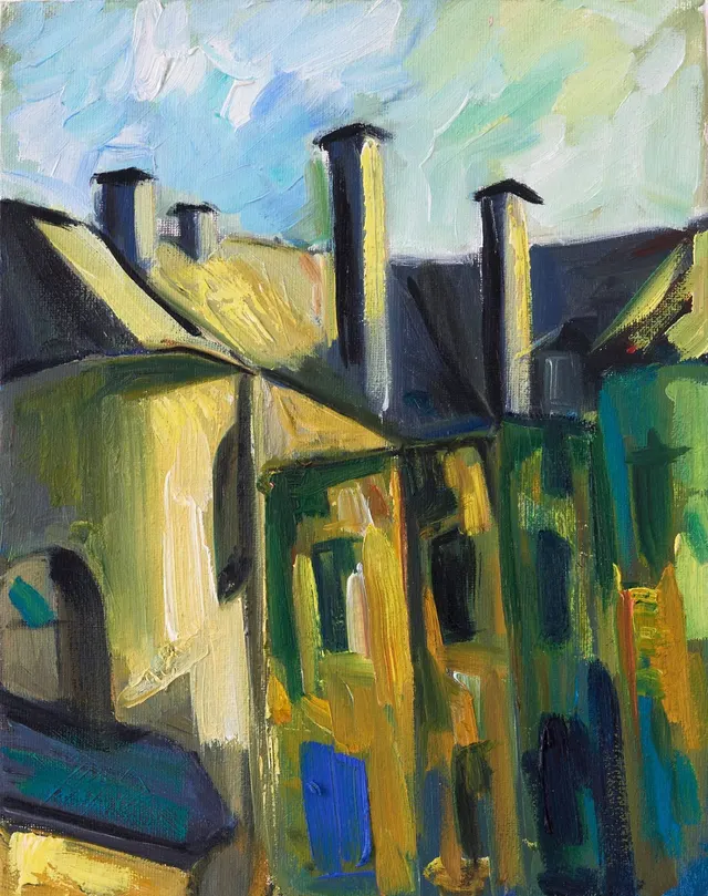 Yellow houses