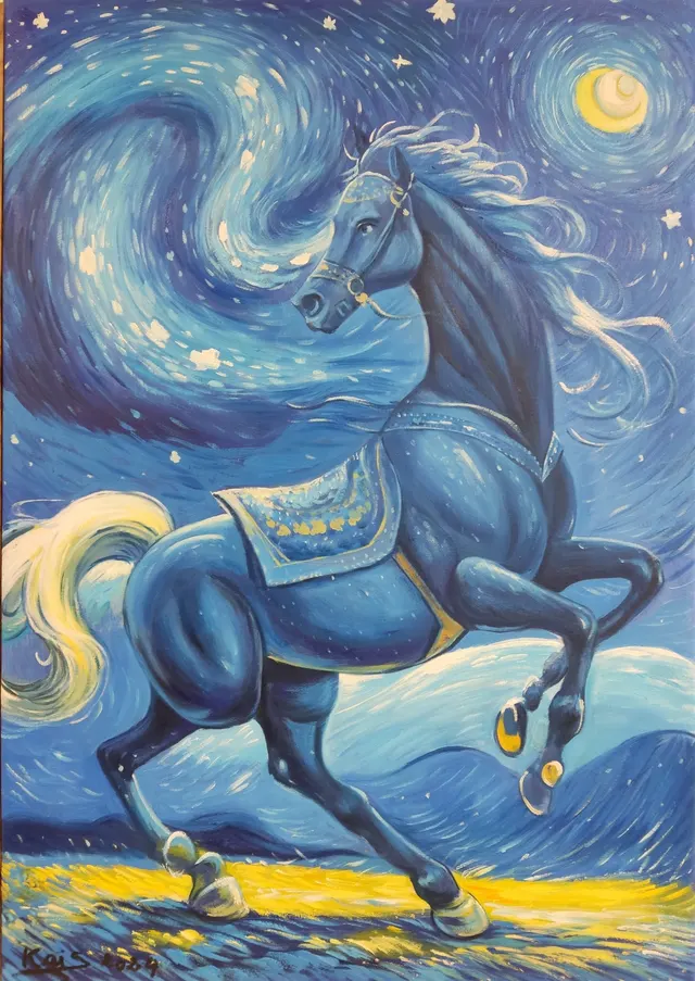 Whinny in the Blue Sky