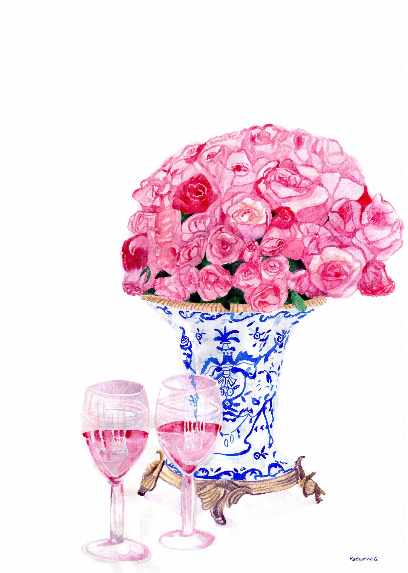 Pink flowers