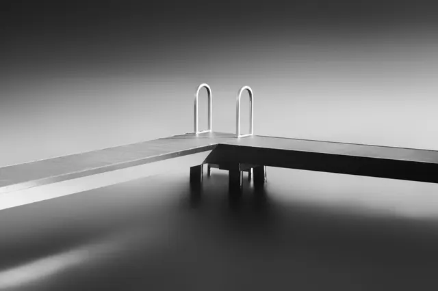 Study of a bathing jetty III, unique artwork 1/1