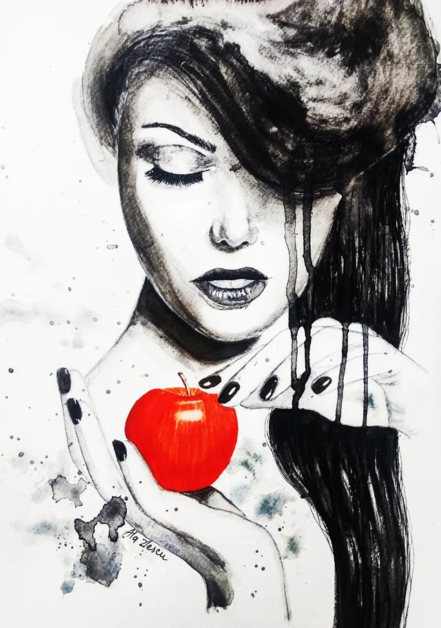 Indulged in the apple