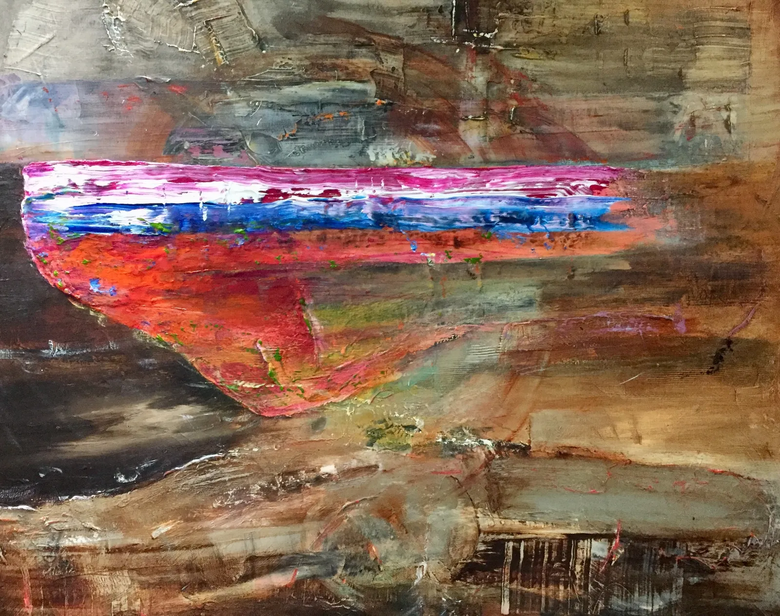 UNTITLED -  ROJO 0013 · 2019 · 100×100 cm