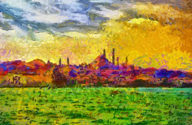 Landscape playing around