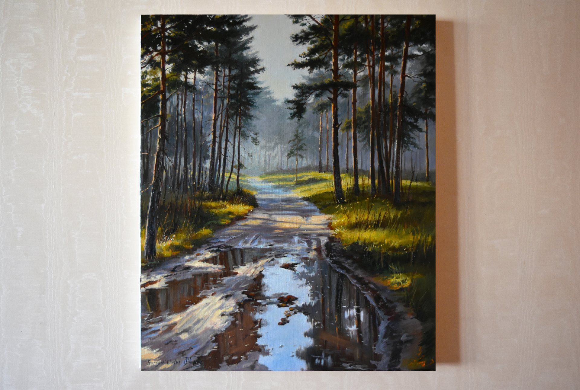 The forest road