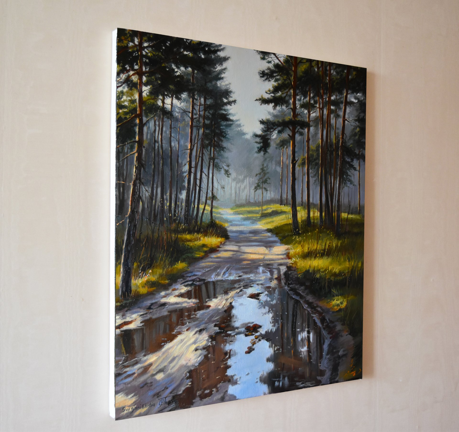 The forest road