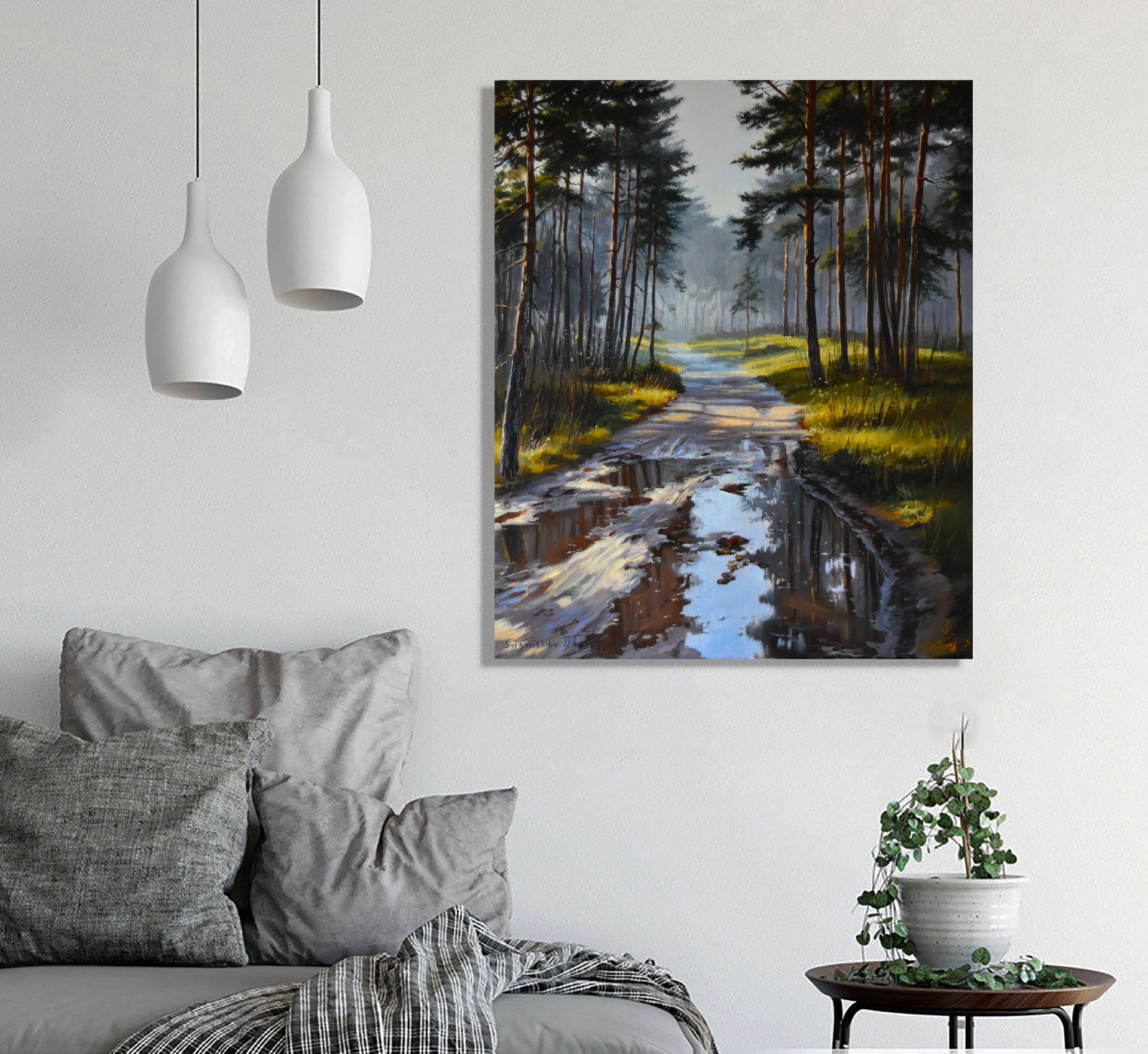 The forest road