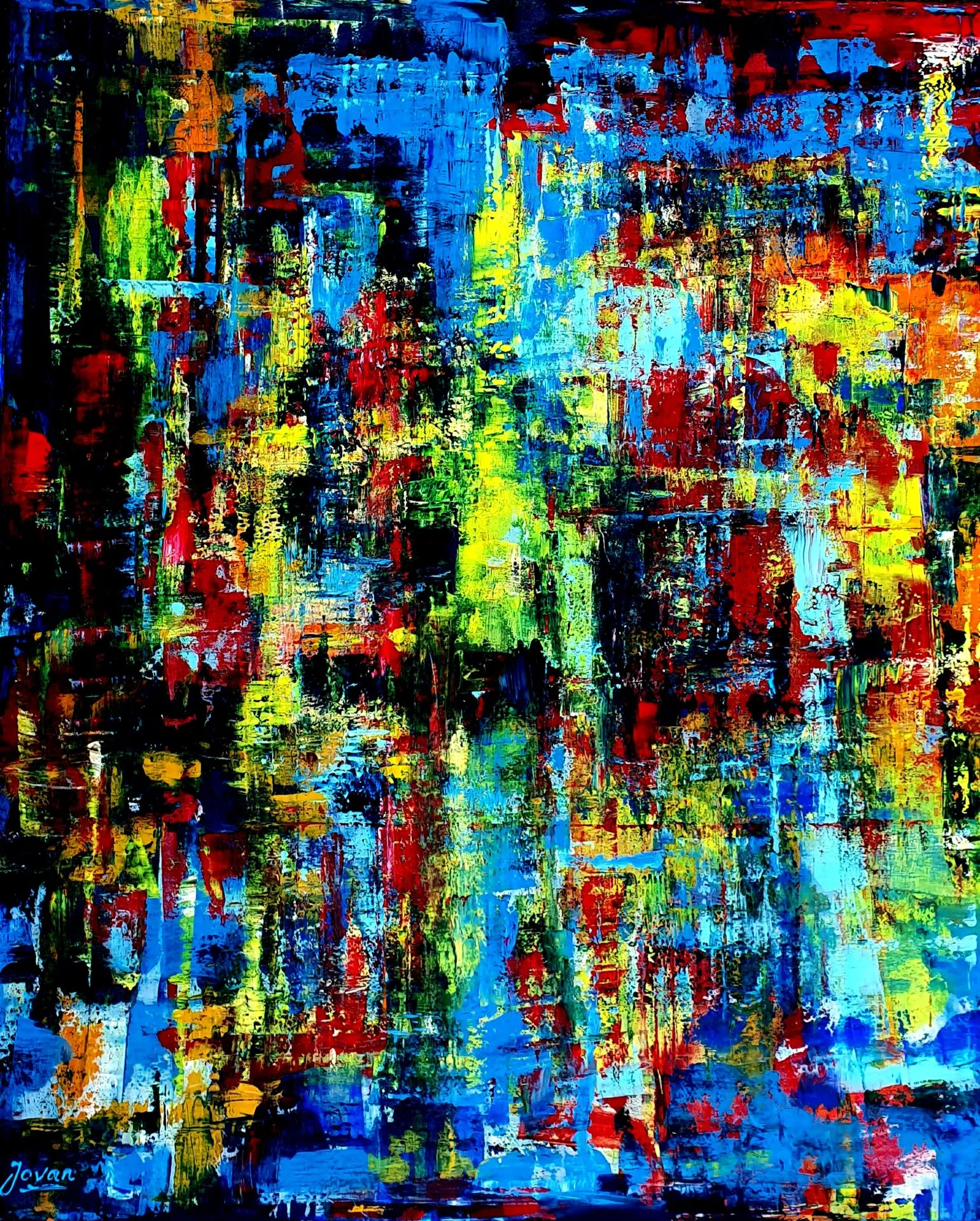 Escape from reality and be happy · 2023 · 100×120 cm