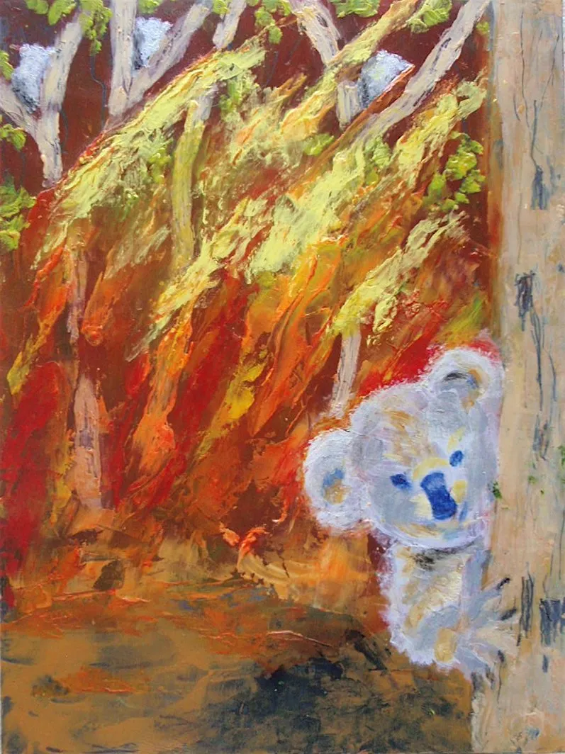 Too Hot Down Under · 2020 · 30.5×40.6 cm