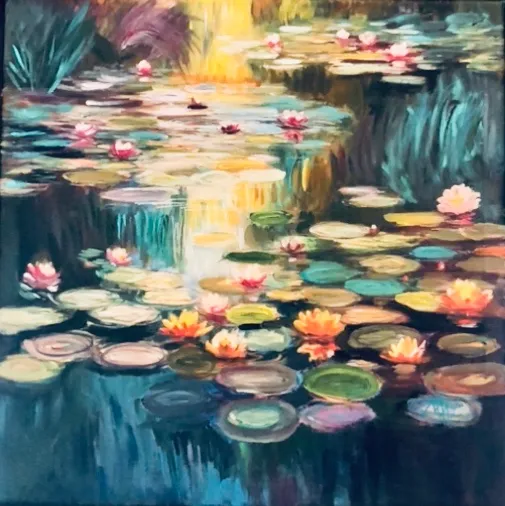 Flowers de Luce (framed) — 2