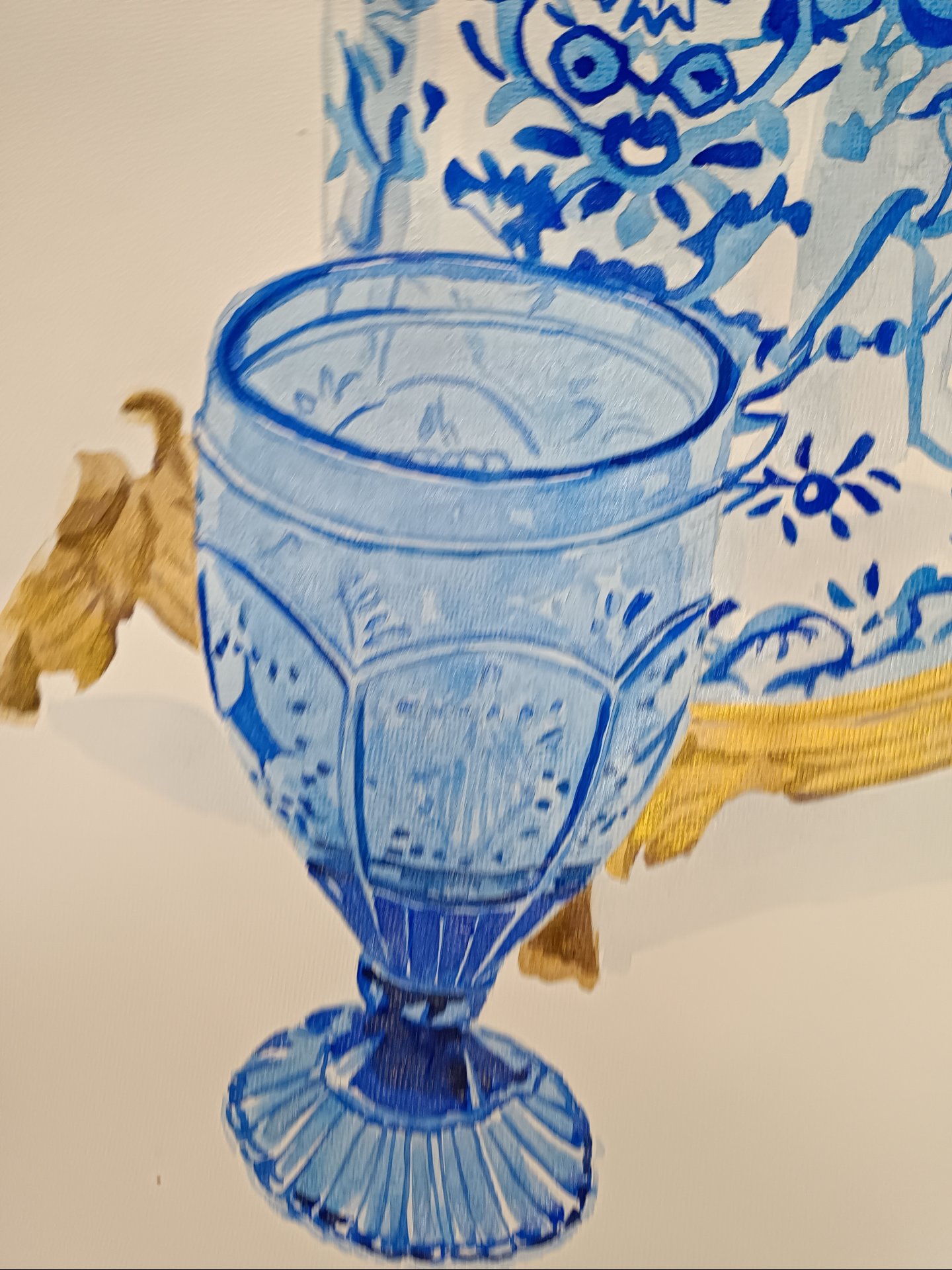 Vase blue