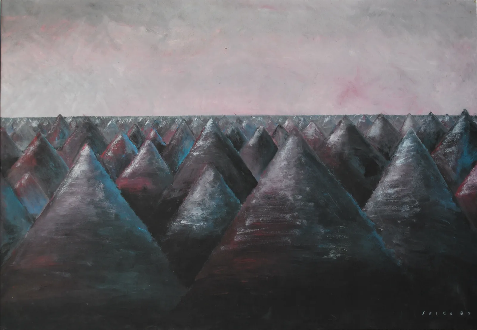 Landscape 5 · 1985 · 100×70 cm