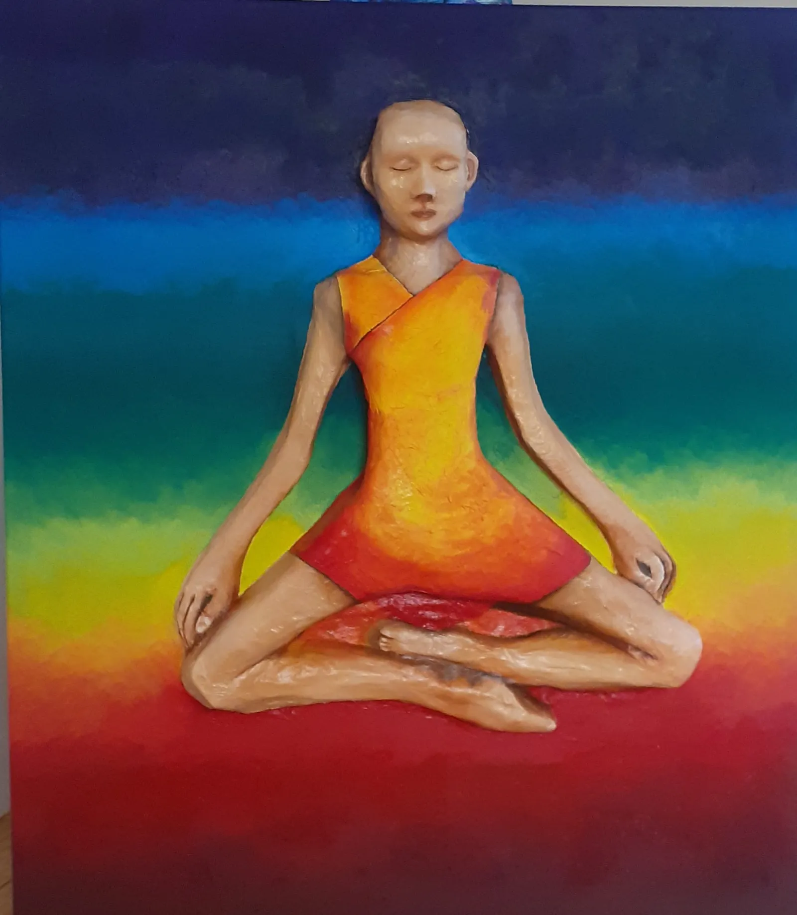 Work in progress mixed media